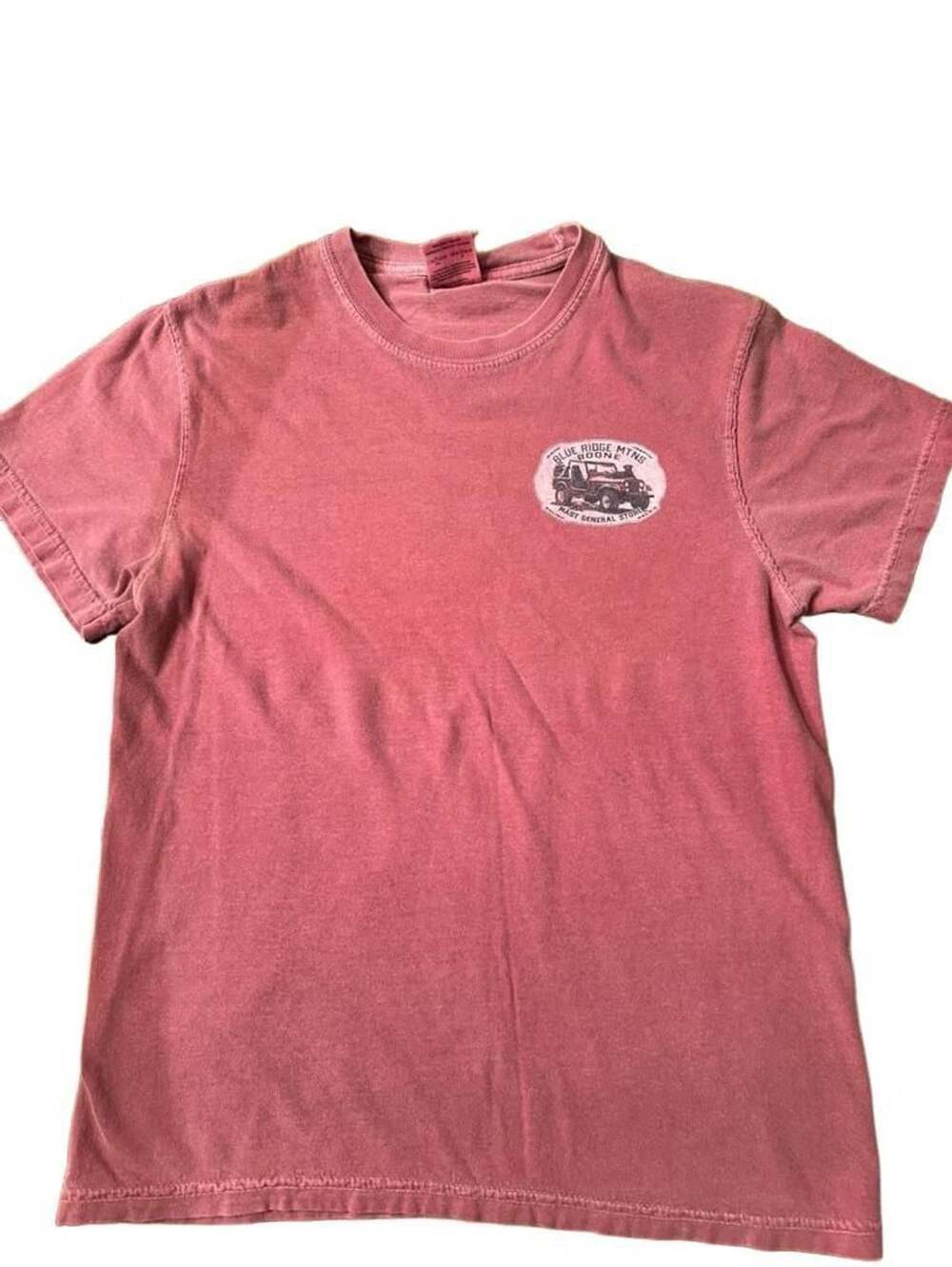 Comfort Colors Blue Ridge Mtns Boone Jeep Graphic T-Shirt h1369
